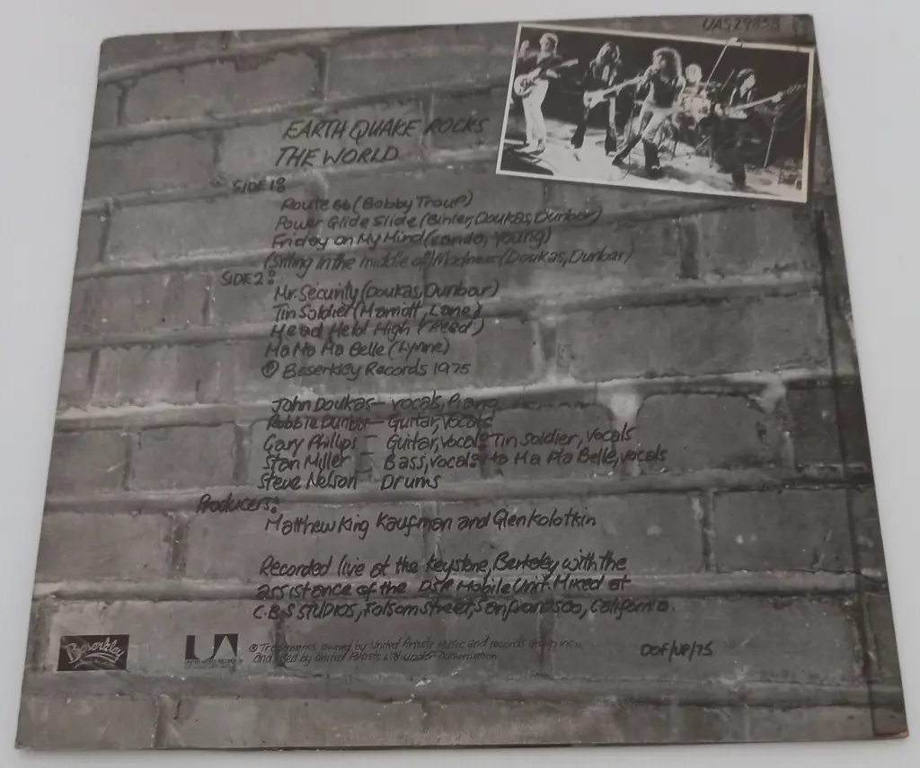 Earth Quake (2), Live!! Berkeley '75 Image 1++